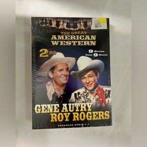 The Great American Western - Gene Autry, Roy Rogers 2 DVDs 9 Movies New & Sealed